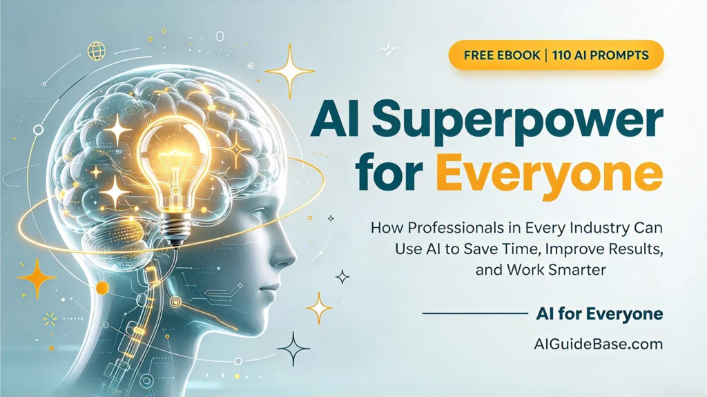 cover of the free ebook ai superpower for everyone by aiguidebase.com webp