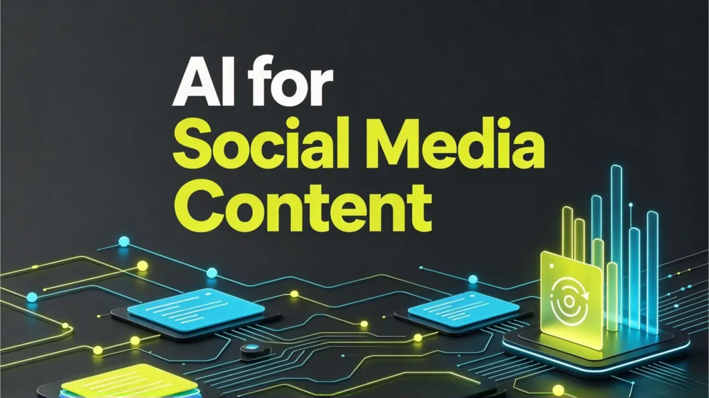 ai for social media content png