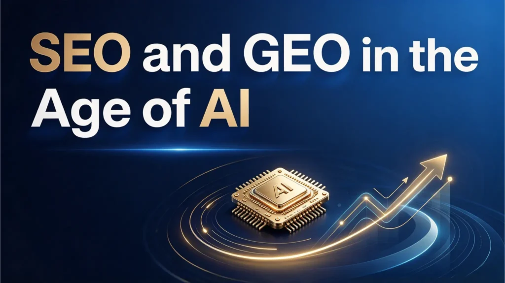 seo and geo in the age of ai png