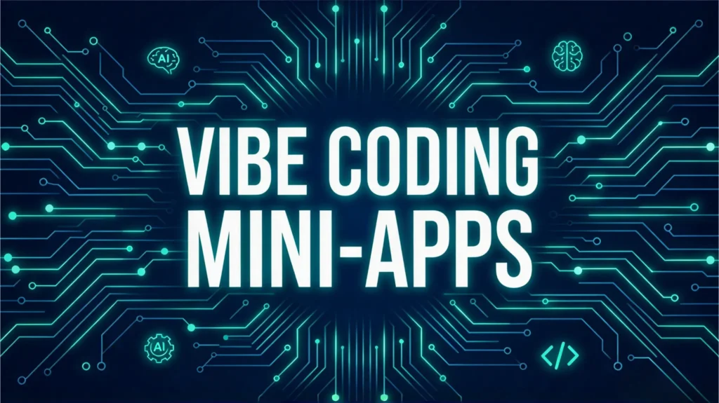 vibe coding mini apps